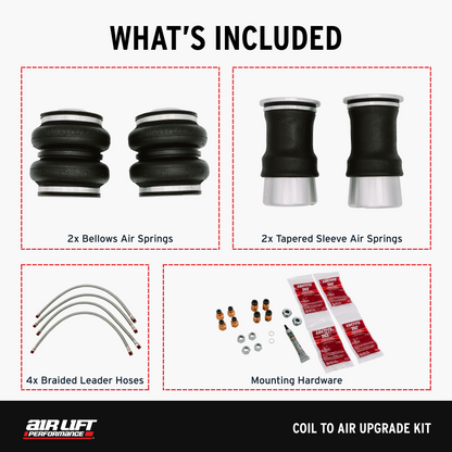 Air Lift 15-21 Subaru WRX / 15-21 Subaru WRX STI Coil to Air Upgrade Kit