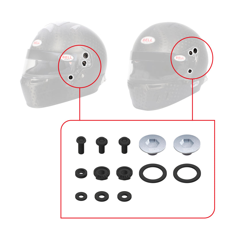 Bell SV (SE07/SE077/SE06) Pivot Kit - Pink