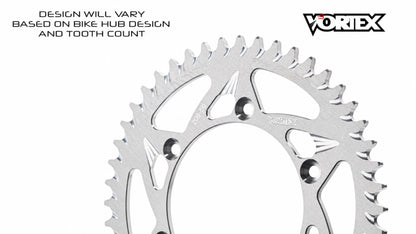 Vortex Racing 61 Tooth 520 Rear Sprocket - Silver