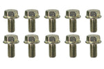 Moroso M8-1.25 x 16mm Non-Serrated Zinc Flange Bolt  - 10 Pack