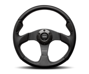 Momo Jet Steering Wheel 350 mm -  Black AirLeather/Black Spokes