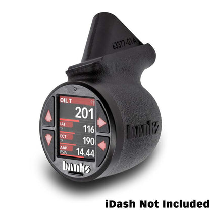Banks Power 2018-2023 Jeep Gauge Pod Kit - Single Gauge - Lower Mount