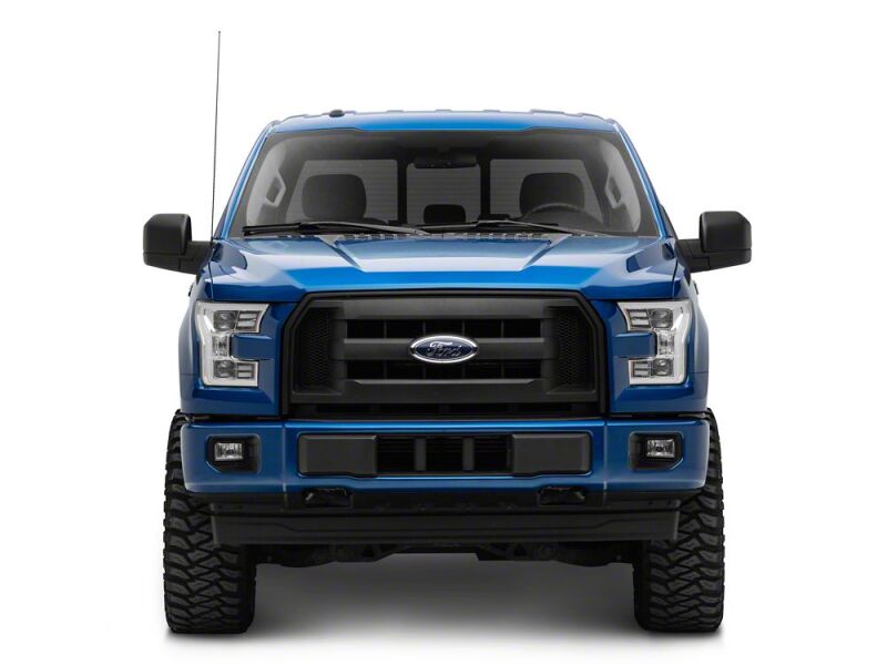 Raxiom 15-17 Ford F-150 Projector Headlights with LED Accent- Chrome Housing- Clear Lens