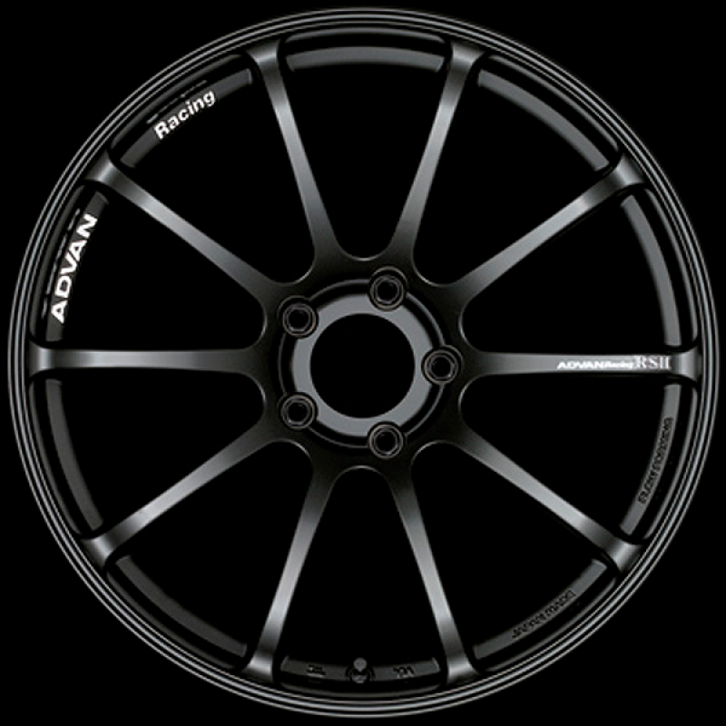 Advan RSII 17x8.5 / +30 Offset / 5x98 / 58mm Bore / Semi Gloss Black