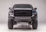 N-Fab M-RDS Front Bumper 15-17 Chevy Colorado - Tex. Black w/Silver Skid Plate