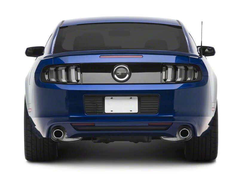 Raxiom 13-14 Ford Mustang CXR Series LED Tail Lights- Black Housing- Smoked Lens