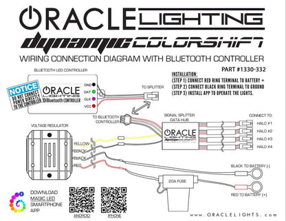 Oracle Chevy Corvette C7 14-19 Dynamic DRL w/ Switchback Turn Signals - - Dynamic