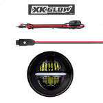 XK Glow Black Bezel 5.75in XKchrome LED headlight