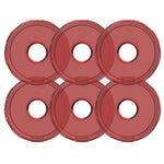 KC HiLiTES Cyclone V2 LED - Replacement Lens - Red - 6-PK