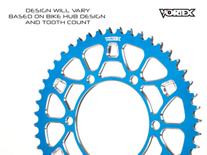 Vortex Racing V4 38 Tooth 520 Rear Sprocket - Blue