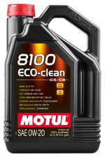 Motul 5L Synthetic Engine Oil 8100 0W20 Eco-Clean