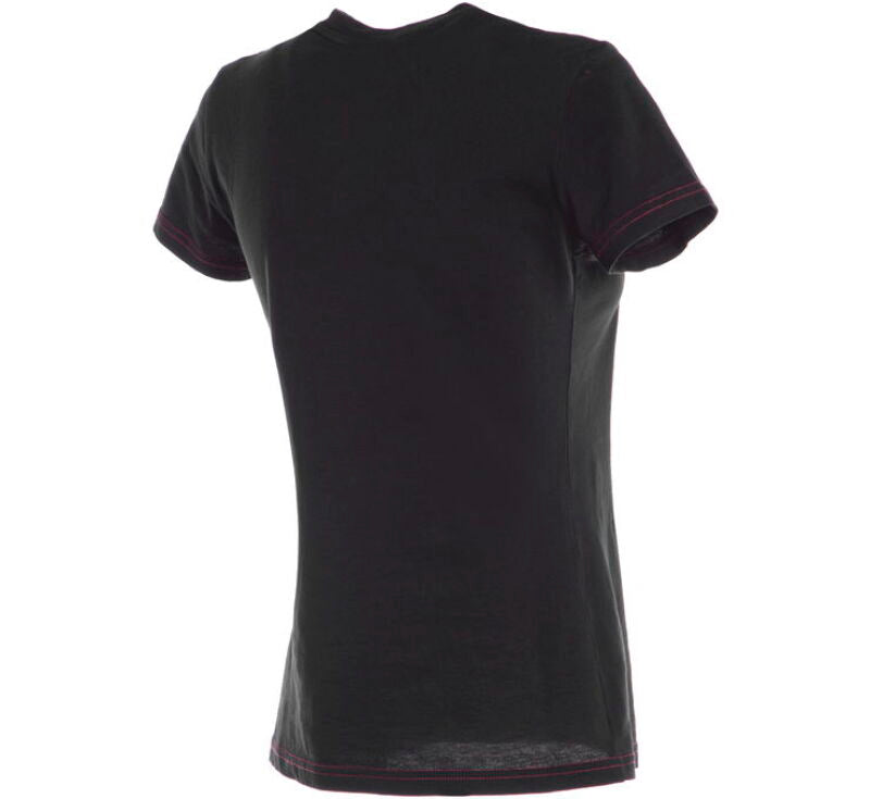 Dainese T-Shirt Speed Demon Lady Black/Red - Medium