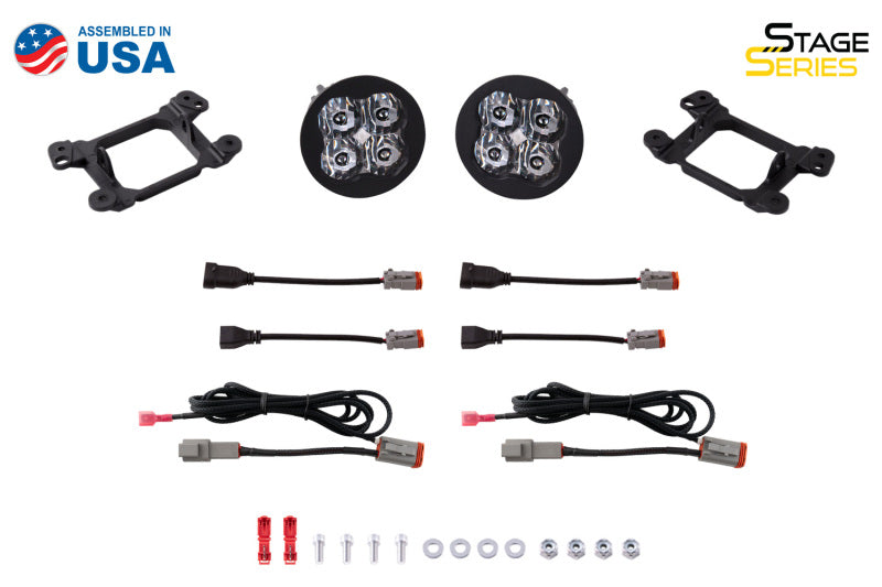 Diode Dynamics SS3 Max Type M Kit ABL - Yellow SAE Fog