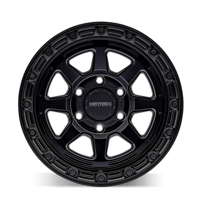 Mayhem 8306 Ridgeline 17x8.5 / 6x139.7 BP / -6mm Offset / 106.1mm Hub Satin Black Wheel