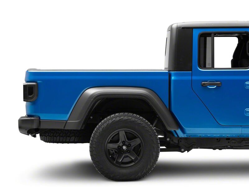 Raxiom 20-26 Jeep Gladiator JT Axial Series LED Tail Lights- Black Housing- Smoked Lens