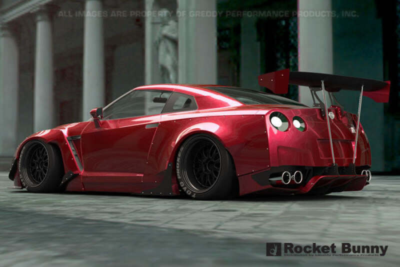 GReddy 09+ Nissan GT-R R35 Rocket Bunny GT-Wing (Rods)