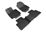3D MAXpider 2019-2020 Toyota RAV4 Gasoline Kagu 1st & 2nd Row Floormats - Black