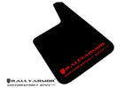 Rally Armor Universal Fit (No Hardware) Motorsport Spec Red UR Mud Flap w/ White Logo