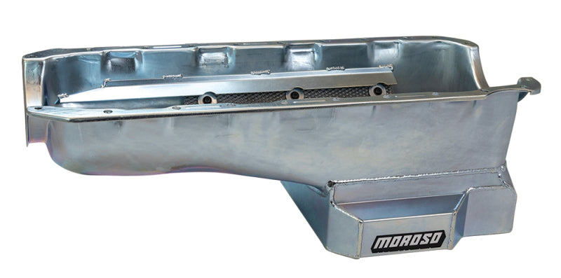 Moroso Chevrolet Big Block Mark IV Kicked Out Wet Sump 6qt 8in Steel Oil Pan