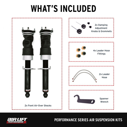 Air Lift Performance 09-13 Infiniti G37 / 09-20 Nissan 370z Front Air Suspension Kit