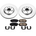 Power Stop 17-19 Hyundai Sonata Front Z17 Evolution Geomet Coated Brake Kit