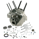 S&S Cycle 92-99 BT 4-1/8in Bore Small Diameter Flywheels Special Application Crankcase - Natural