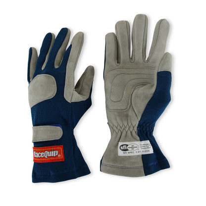 RaceQuip Blue 1-Layer SFI-1 Glove - Small