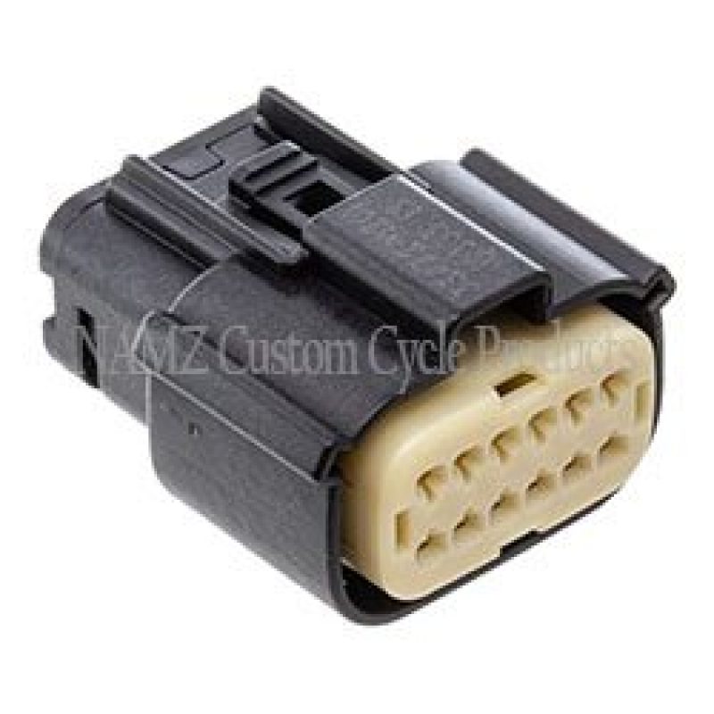 NAMZ 07-23 Touring/LiveWire Models Molex MX-150 12-Position Female Connector - Black (HD 72487-07BK)