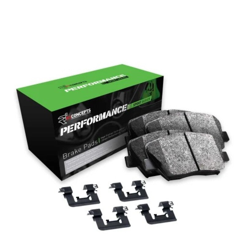 R1 12-17 Jeep Grand Cherokee Rear Performance Sport Brake Pads and Hardware Kit