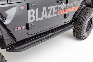 Go Rhino 18-20 Jeep Wrangler JL Dominator Extreme DS SideSteps Complete Kit w/SideStep + Brkts