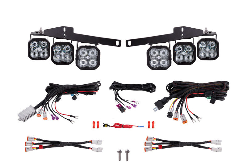 Diode Dynamics 17-20 Ford Raptor SS3 LED Fog Light Kit - White Sport