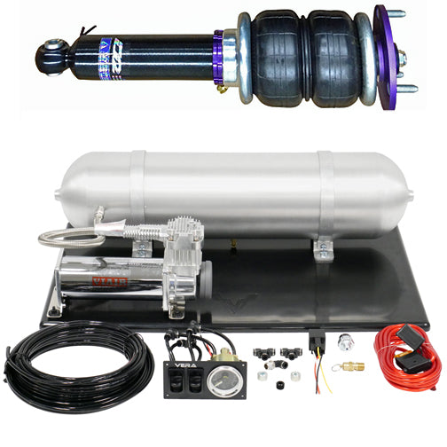 Air Struts w/ VERA Basic Management 93-96 Mitsubishi Mirage D2 Racing