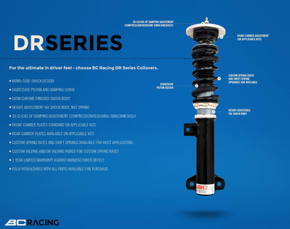 BC Racing Coilovers - DS Type - 08-14 Subaru WRX