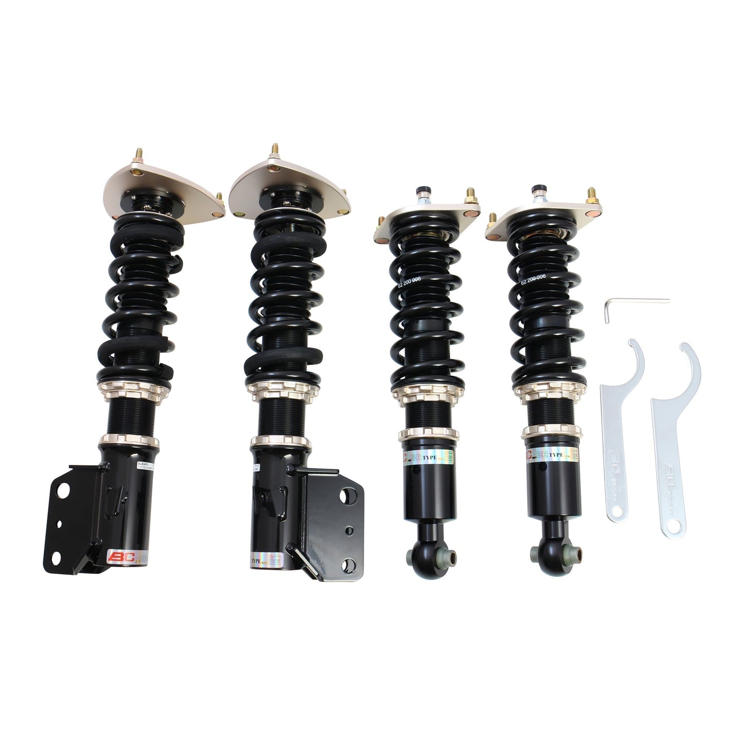BC Racing Coilovers - BR Type - 11-14 Subaru STI Sedan