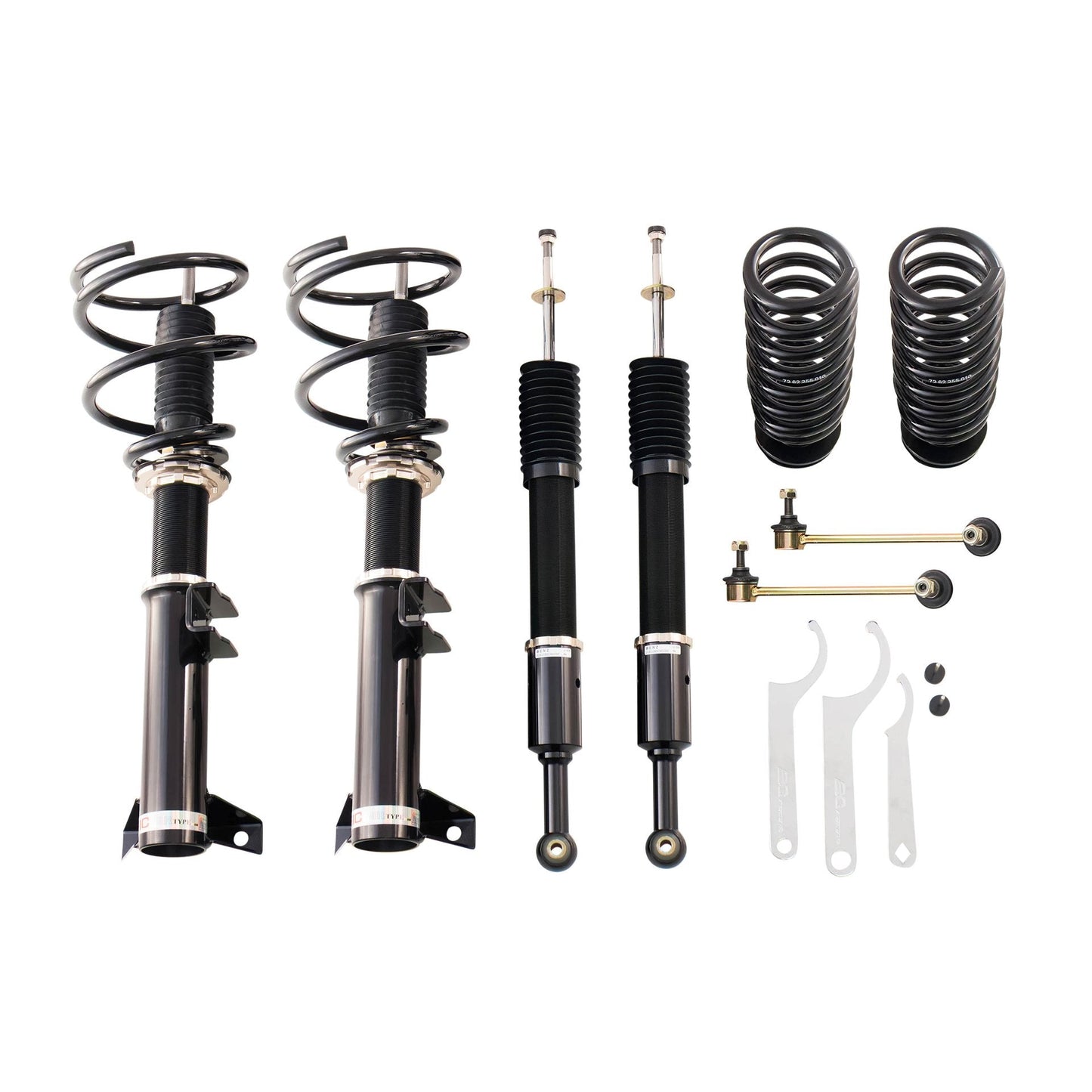 BC Racing Coilovers - BR Type - 01-07 Mercedes Benz C Class W203 RWD