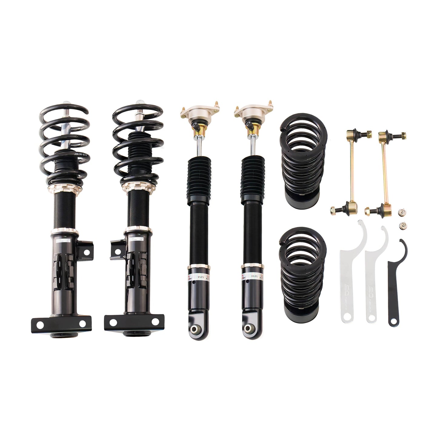 BC Racing Coilovers - BR Type - 08-14 Mercedes Benz C Class Sedan (RWD), C200 W204