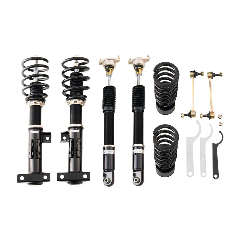 BC Racing Coilovers - BR Type - 08-14 Mercedes Benz C Class Sedan (RWD), C200 W204