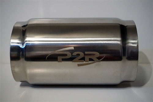 P2R PowerRevRacing - Resonator, 3.00" inlet/outlet x 6" long