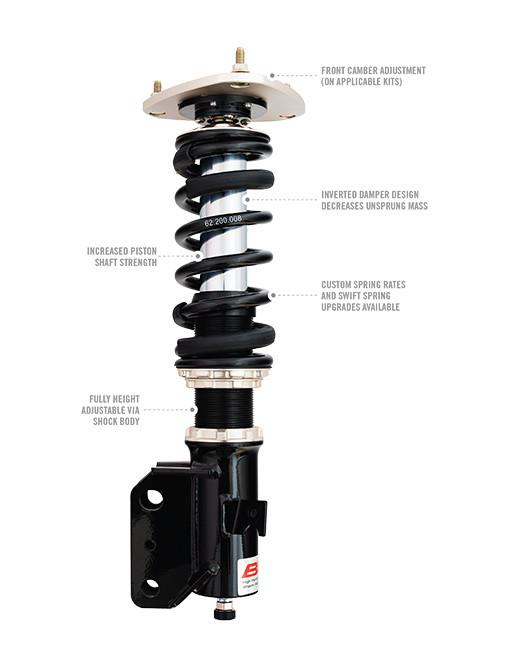 BC Racing Coilovers - RM Type - 95-99 Dodge Neon