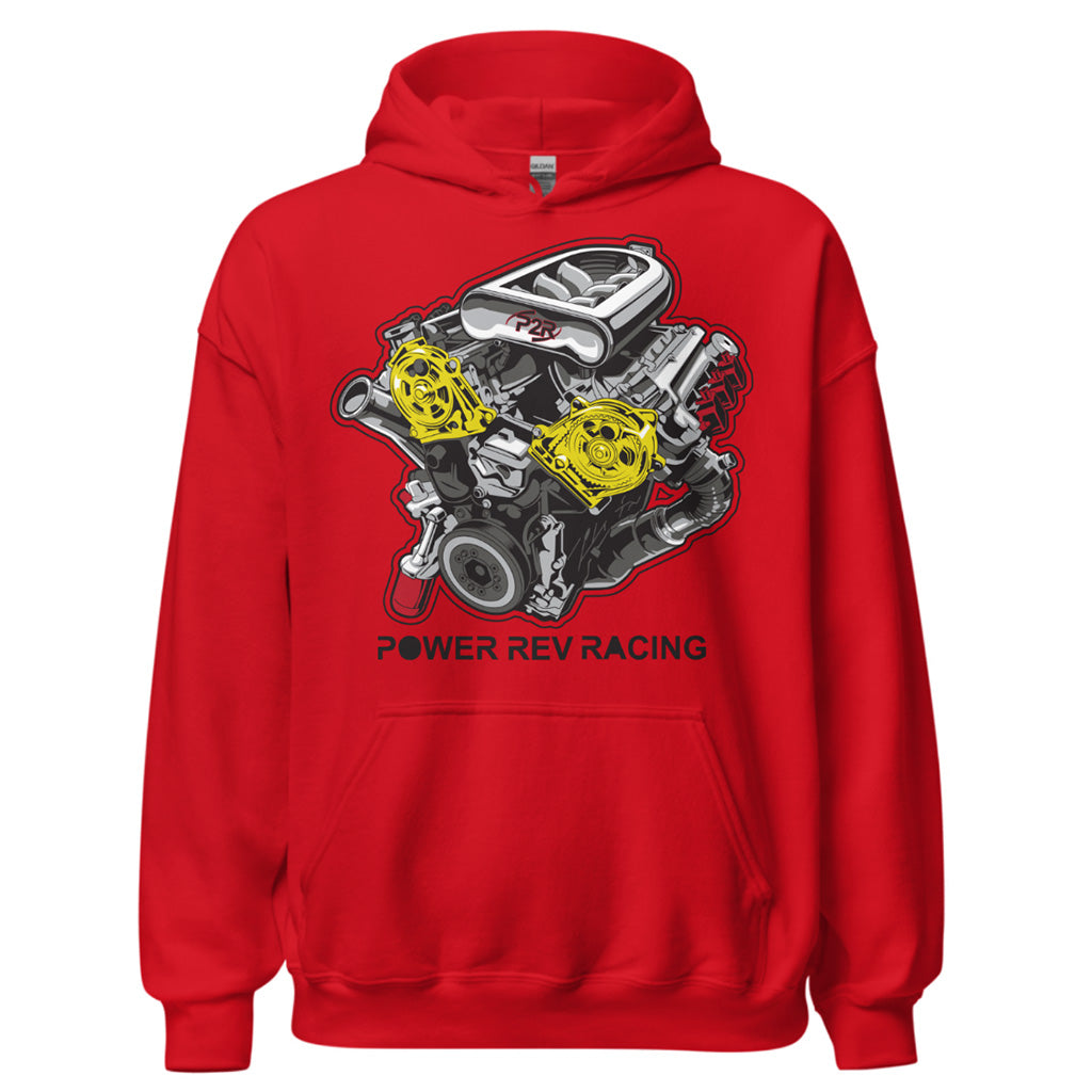 P2R PowerRevRacing - J Series Engine Design Premium Hoodie