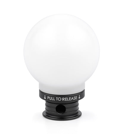POCO Insulated Low-Profile Shift Knob in White (M10X1.5)