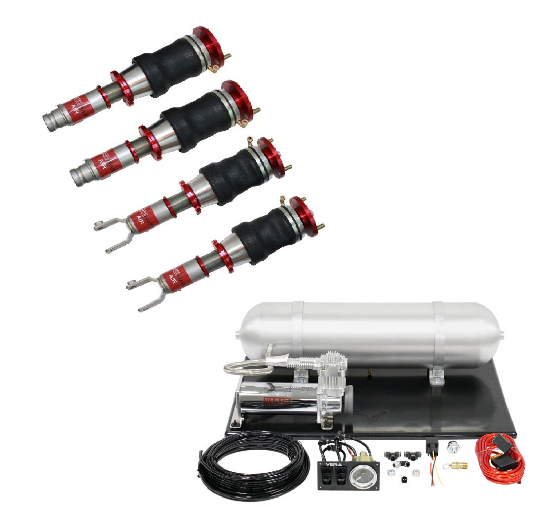 AirPlus Air Struts w/ VERA Basic Management For 90-93 Acura Integra 88-91 Honda Civic Excluding AWD Wagovan TruHart