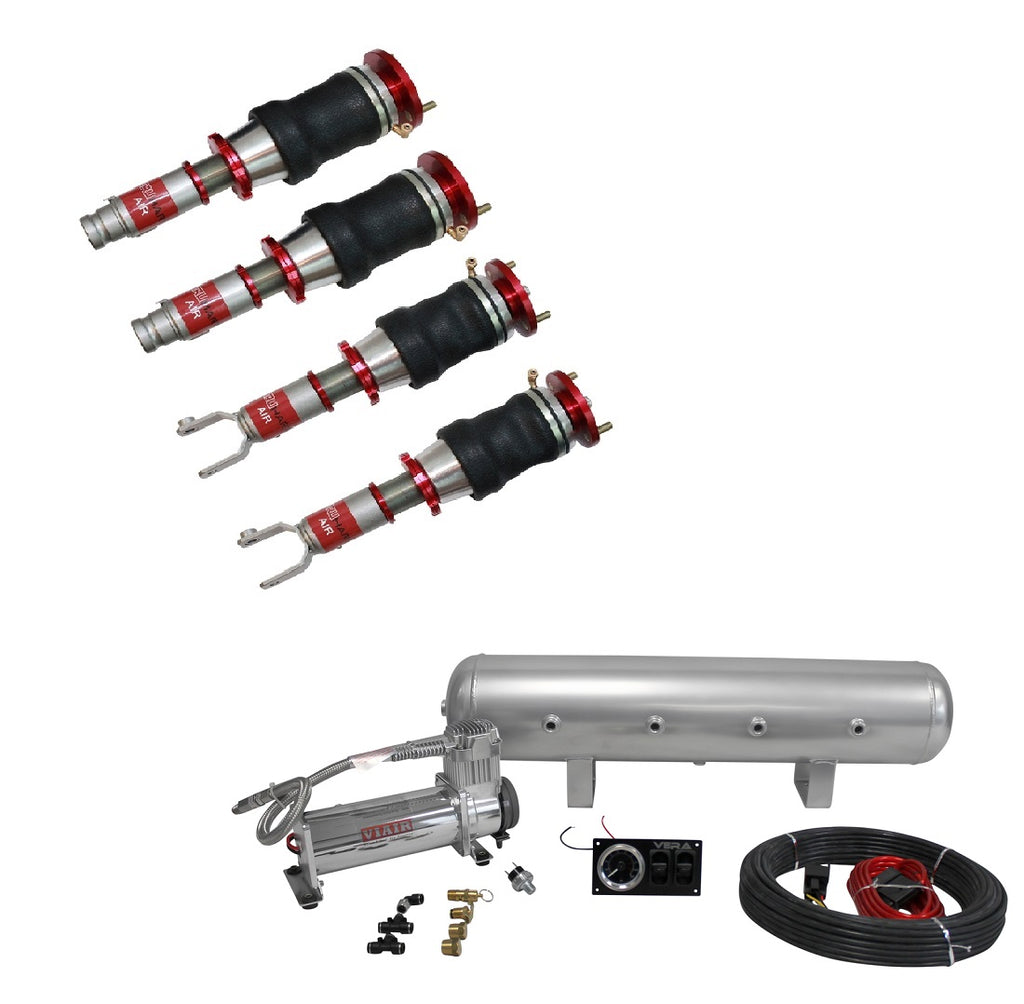 TruHart - AirPlus Air Struts w/ VERA Essential Management For 00-09 Honda S2000 TruHart - TH-H1004+TH-MM01-GHNV