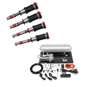 TruHart - AirPlus Air Struts w/ VERA Evo Management For 97-99 Acura CL 90-97 Honda Accord TruHart - TH-H1006+TH-ME01-GHNV