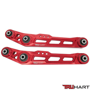 TruHart - Rear Lower Control Arms Red For 90-01 Acura Integra 88-95 Honda Civic 88-91 Honda CRX TruHart - TH-H101-RE-GHNV