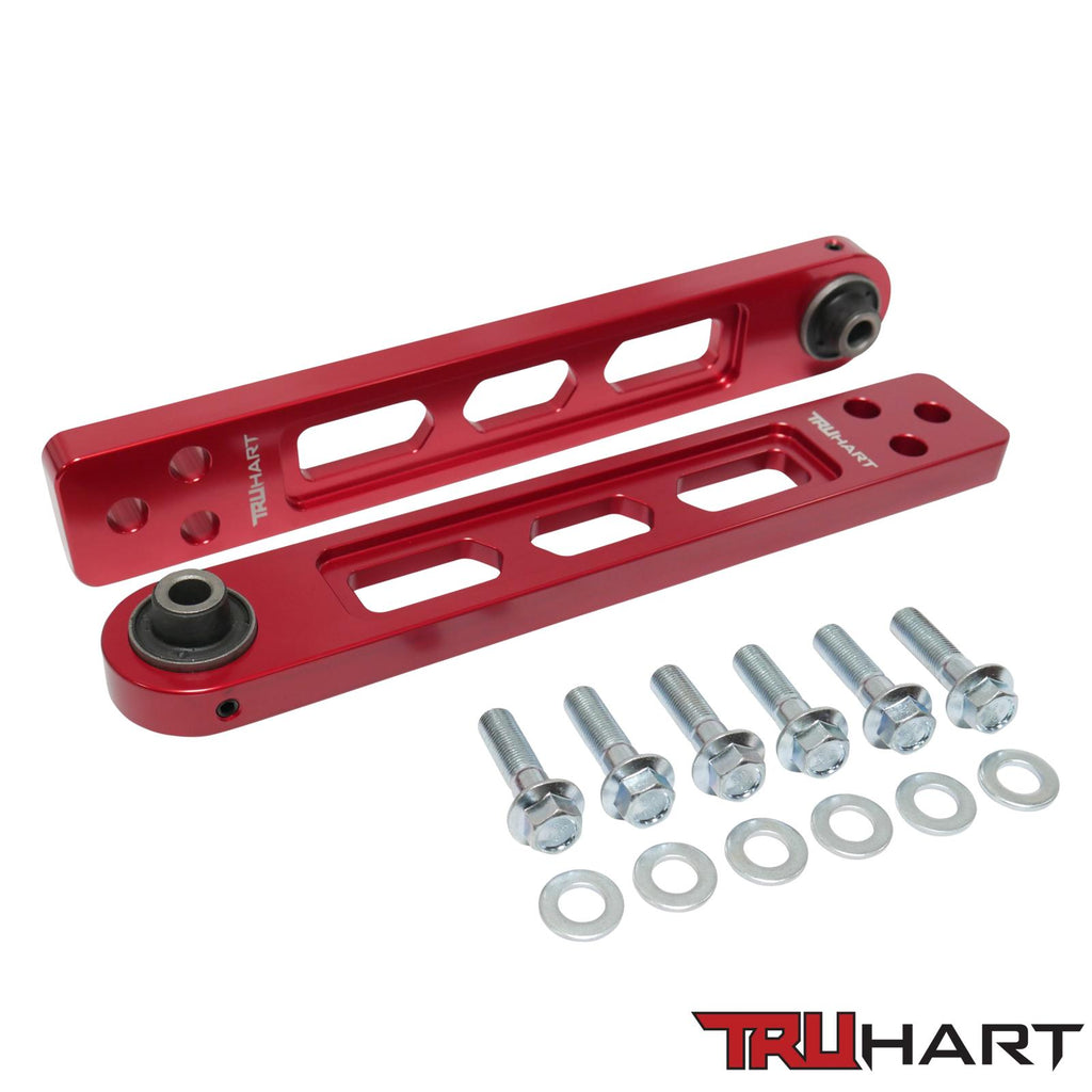 TruHart - Rear Lower Control Arms Red For 01-05 Honda Civic TruHart - TH-H103-1-RE-GHNV