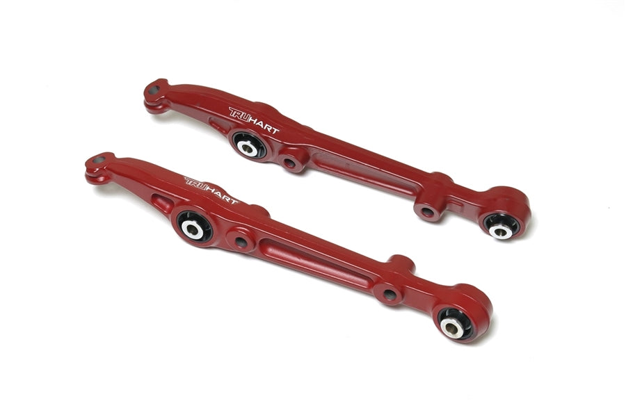 TruHart - Front Lower Control Arms W/ Pillowball Red For 88-91 Honda Civic 88-91 Honda CRX TruHart - TH-H106-PB-GHNV