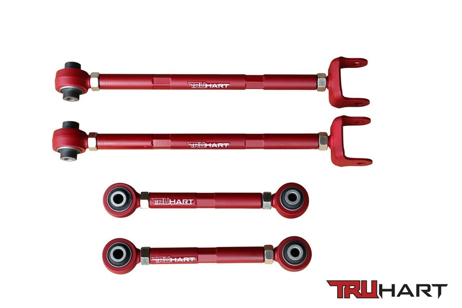 TruHart - Rear Camber And Toe Kit Red For 09-13 Acura TL 15-20 Acura TLX 09-13 Acura TSX 08-17 Honda Accord TruHart - TH-H210-GHNV