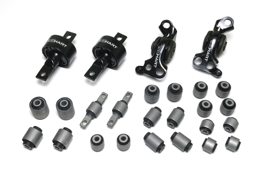 TruHart - Arm Bushing Set Black 26pcs For 92-95 Honda Civic TruHart - TH-H305-KIT-GHNV