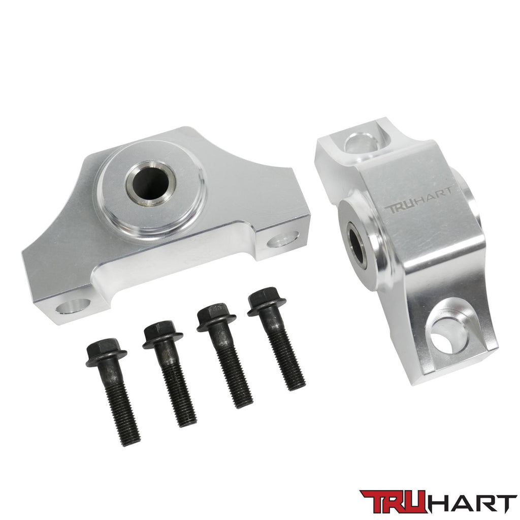 TruHart - Torque Mounts Solid Billet Polished For 94-01 Integra 92-00 Civic 97-01 Honda CRV TruHart - TH-H306-AL-GHNV